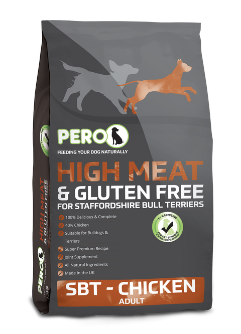 High Meat & Gluten Free - SBT Chicken 12kg - Pero Pet Food Product Image